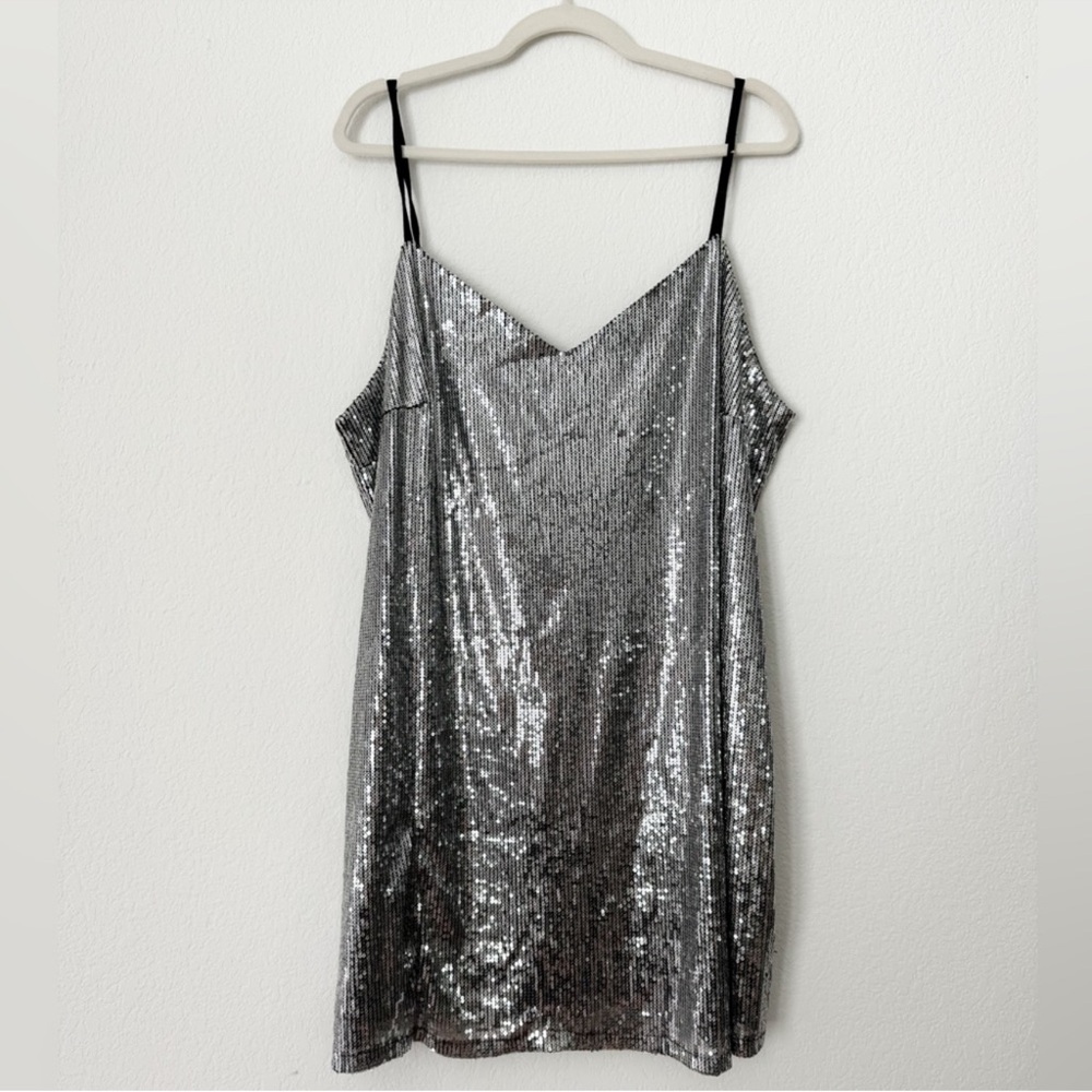 Wild Fable Silver Sequin Dress - Picture 5 of 9
